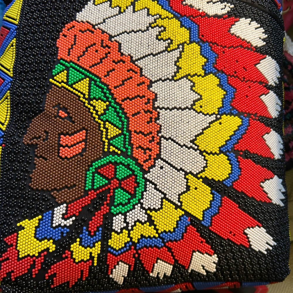 Colorful Beaded Native American Design